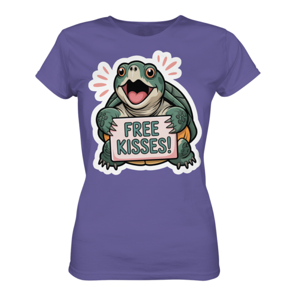 Schnappschildkröte 'Free Kisses!' - Ladies Premium Shirt