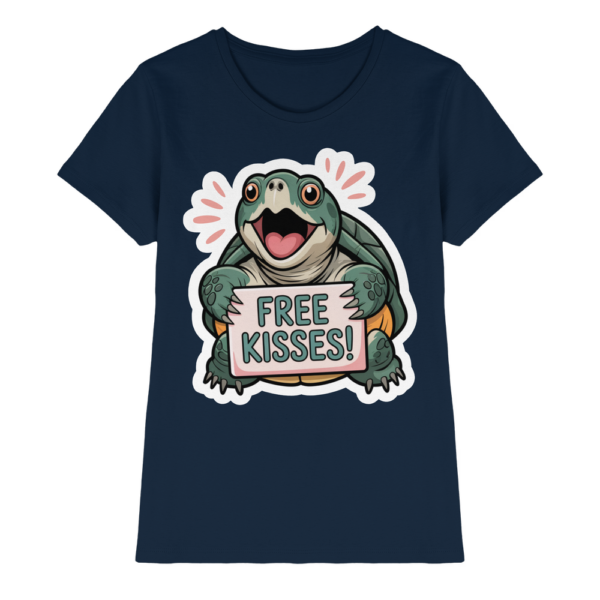 Schnappschildkröte 'Free Kisses!' - Ladies Premium Shirt