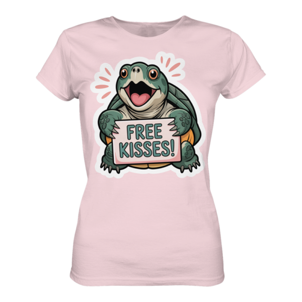Schnappschildkröte 'Free Kisses!' - Ladies Premium Shirt