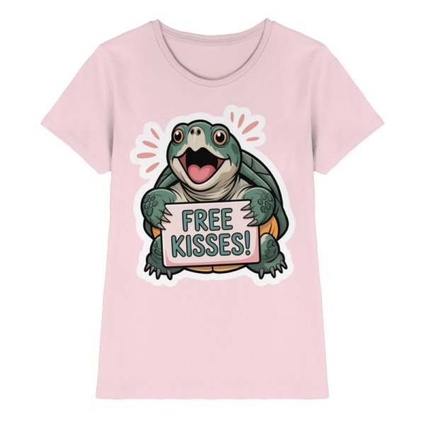 Schnappschildkröte 'Free Kisses!' - Ladies Premium Shirt