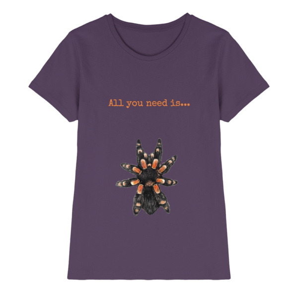 front-ladies-premium-shirt-urban-purple-640-1c04-1000x.png All you need is... tarantula - Ladies Premium Shirt