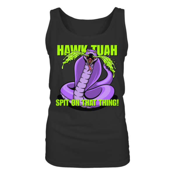 HAWK TUAH - Spit on that thing! - PURPLE - - Ladies Tank-Top