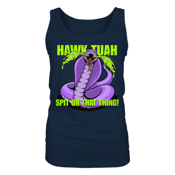 HAWK TUAH - Spit on that thing! - PURPLE - - Ladies Tank-Top