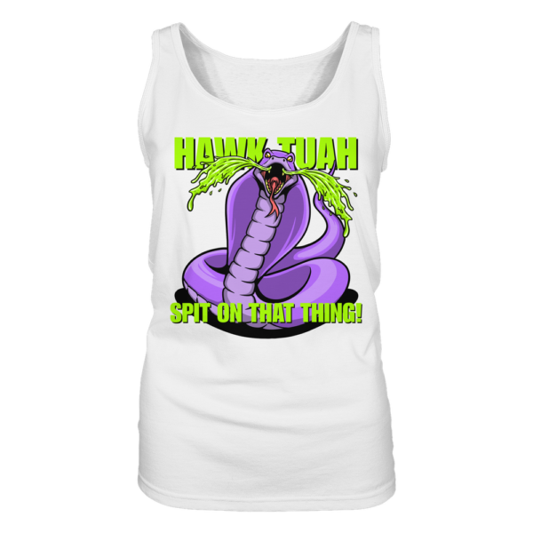 HAWK TUAH - Spit on that thing! - PURPLE - - Ladies Tank-Top