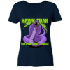 HAWK TUAH - Spit on that thing! - PURPLE - - Ladies V-Neck Shirt