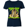 HAWK TUAH - Spit on that thing! - YELLOW - - Ladies V-Neck Shirt