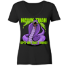 HAWK TUAH - Spit on that thing! - PURPLE - - Ladies V-Neck Shirt