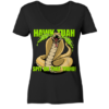 HAWK TUAH - Spit on that thing! - YELLOW - - Ladies V-Neck Shirt