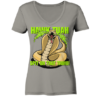 HAWK TUAH - Spit on that thing! - YELLOW - - Ladies V-Neck Shirt