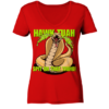 HAWK TUAH - Spit on that thing! - YELLOW - - Ladies V-Neck Shirt