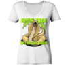HAWK TUAH - Spit on that thing! - YELLOW - - Ladies V-Neck Shirt