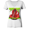 HAWK TUAH - Spit on that thing! - RED - - Ladies V-Neck Shirt