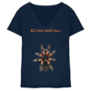 All you need is... tarantula - Ladies V-Neck Shirt