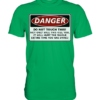 front-premium-shirt-00a85f-558x.png Warnschild: Danger! Do not touch this! - Premium Shirt