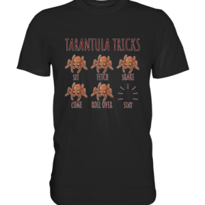 front-premium-shirt-272727-558x.png Tarantula Tricks - Sitz, Platz, bleib! - Premium Shirt