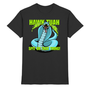 front-premium-shirt-black-368-1000x.png HAWK TUAH! Spit on that thing! - blue - - Premium Shirt