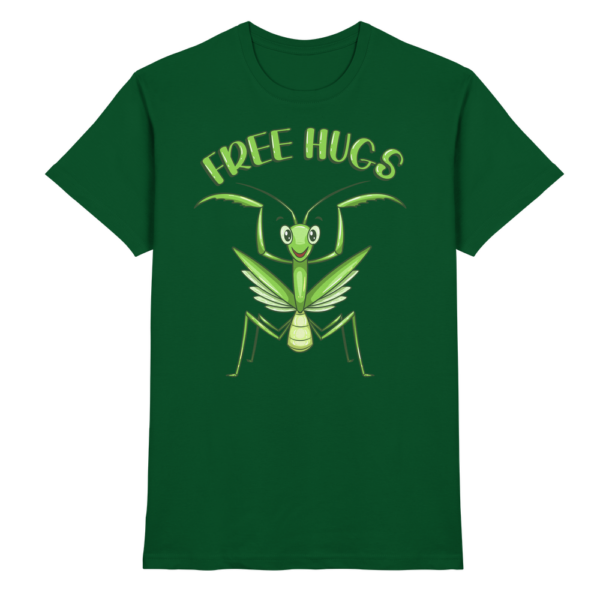 'Free Hugs' - Gottesanbeterin - Premium Shirt Unisex/Herren