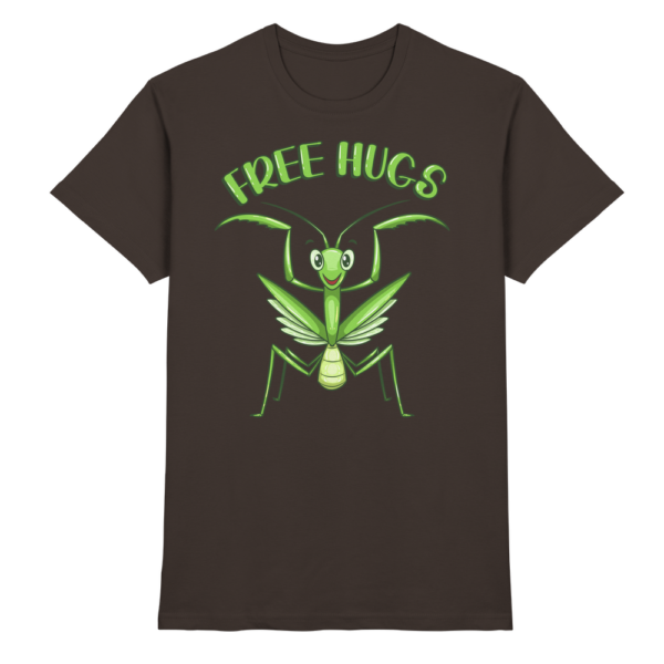 'Free Hugs' - Gottesanbeterin - Premium Shirt Unisex/Herren