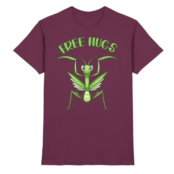 'Free Hugs' - Gottesanbeterin - Premium Shirt Unisex/Herren