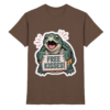 Schnappschildkröte 'Free Kisses!' - Premium Shirt Unisex/Herren