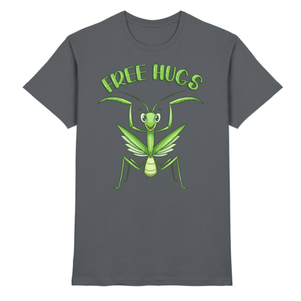 'Free Hugs' - Gottesanbeterin - Premium Shirt Unisex/Herren