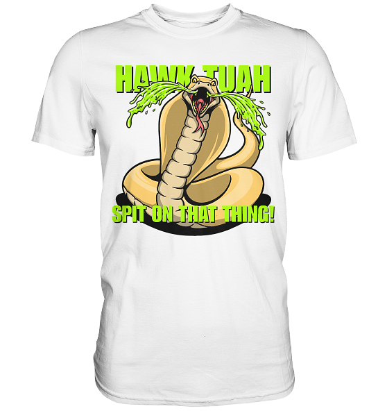 front-premium-shirt-f8f8f8-558x-6.png HAWK TUAH - Spit on that thing! - YELLOW - - Premium Shirt