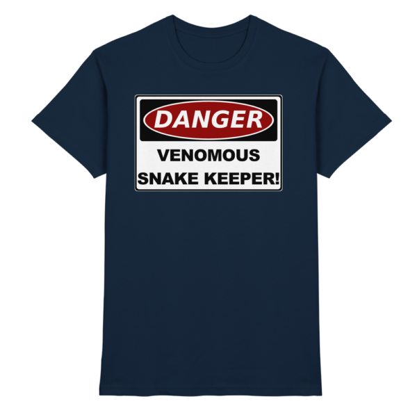 Warnschild: Danger! Venomous Snake Keeper! - Premium Shirt