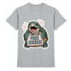 Schnappschildkröte 'Free Kisses!' - Premium Shirt Unisex/Herren