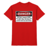 front-premium-shirt-red-368-a61b-1000x.png Warnschild: Danger! Do not touch this! - Premium Shirt
