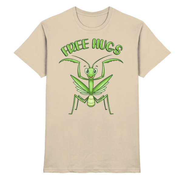 'Free Hugs' - Gottesanbeterin - Premium Shirt Unisex/Herren