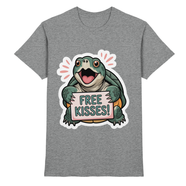 Schnappschildkröte 'Free Kisses!' - Premium Shirt Unisex/Herren