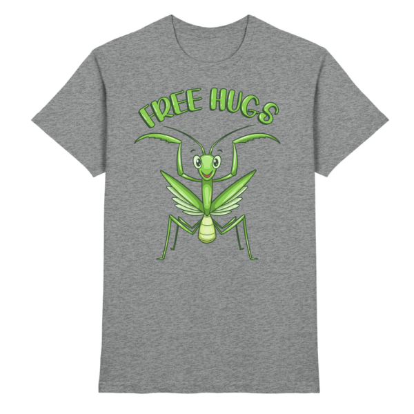 'Free Hugs' - Gottesanbeterin - Premium Shirt Unisex/Herren