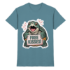 Schnappschildkröte 'Free Kisses!' - Premium Shirt Unisex/Herren
