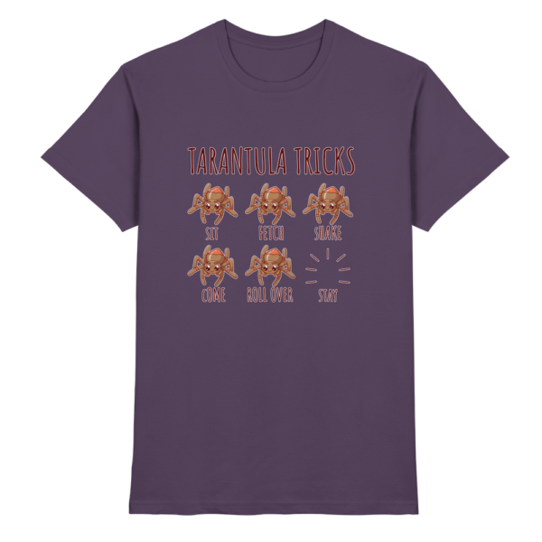 front-premium-shirt-urban-purple-368-b9d9-1000x.png Tarantula Tricks - Sitz, Platz, bleib! - Premium Shirt