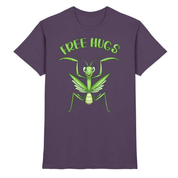 'Free Hugs' - Gottesanbeterin - Premium Shirt Unisex/Herren