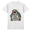 Schnappschildkröte 'Free Kisses!' - Premium Shirt Unisex/Herren