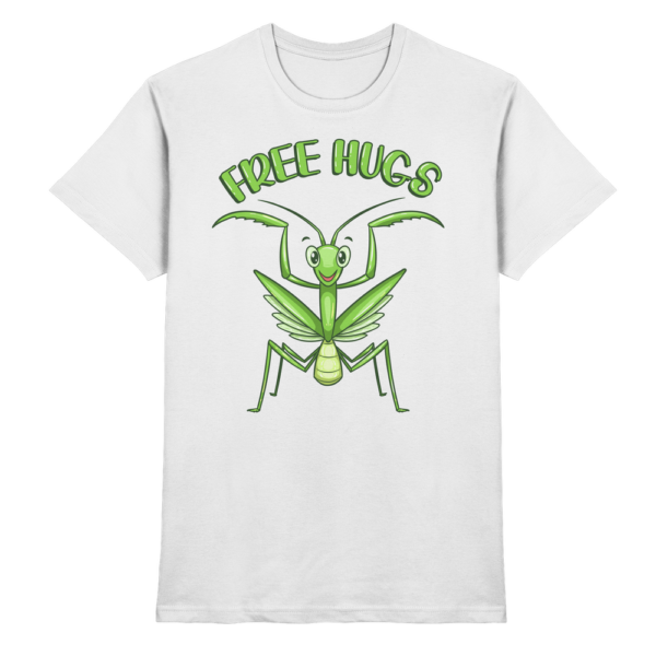'Free Hugs' - Gottesanbeterin - Premium Shirt Unisex/Herren
