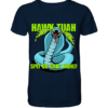 HAWK TUAH - Spit on that thing! - BLUE - - V-Neck Shirt