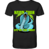 HAWK TUAH - Spit on that thing! - BLUE - - V-Neck Shirt
