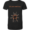 front-v-neck-shirt-272727-558x.png All you need is... tarantula - V-Neck Shirt