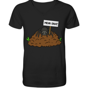 front-v-neck-shirt-272727-558x-2.png Mehr Erde! - V-Neck Shirt