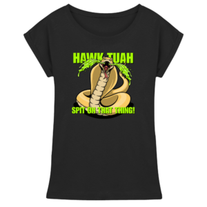 front-womens-extended-shoulder-t-shirt-black-199-9767-1000x.png HAWK TUAH - Spit on that thing! - YELLOW - - Womens Extended Shoulder T-Shirt