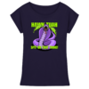 HAWK TUAH - Spit on that thing! - PURPLE - - Womens Extended Shoulder T-Shirt