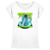 HAWK TUAH - Spit on that thing! - BLUE - - Womens Extended Shoulder T-Shirt