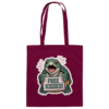 Schnappschildkröte 'Free Kisses!' - Baumwolltasche
