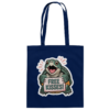 Schnappschildkröte 'Free Kisses!' - Baumwolltasche