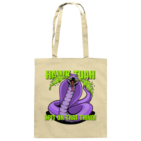 HAWK TUAH - Spit on that thing! - lila - Baumwolltasche