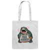 Schnappschildkröte 'Free Kisses!' - Baumwolltasche