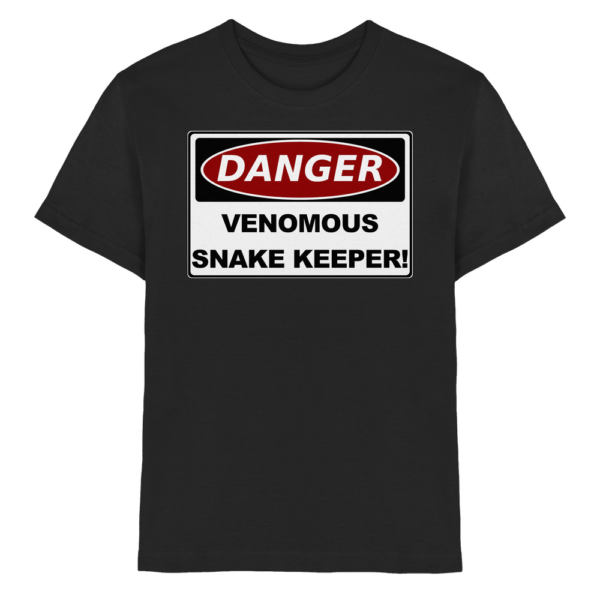 Warnschild: Danger! Venomous Snake Keeper! - Kinder Premium Shirt