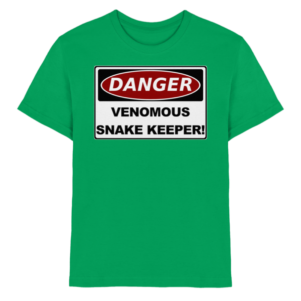 Warnschild: Danger! Venomous Snake Keeper! - Kinder Premium Shirt